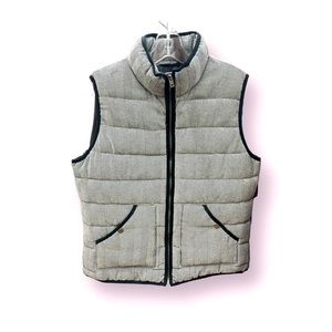 Black and white pattern vest